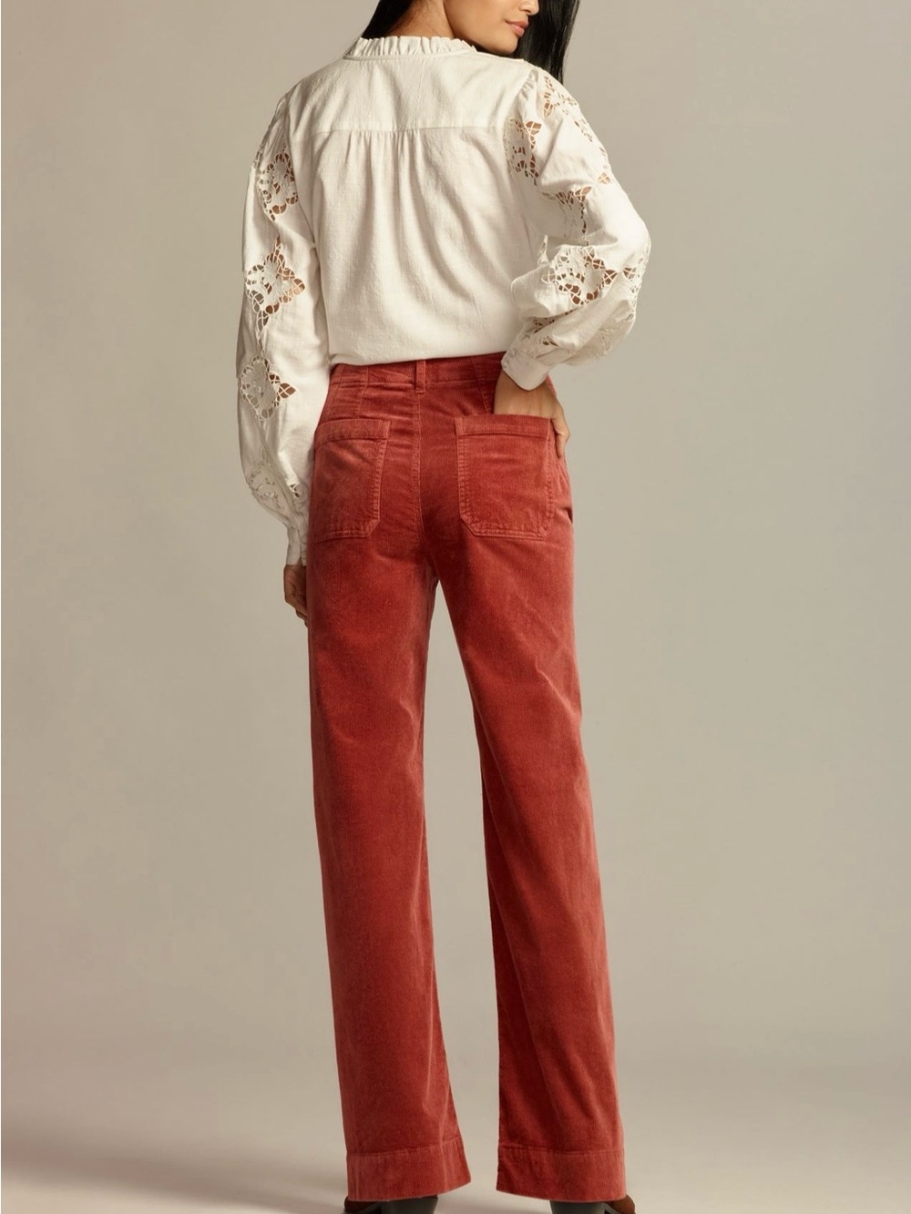 Anthropologie Corduroy Collette Wide-Leg Pants